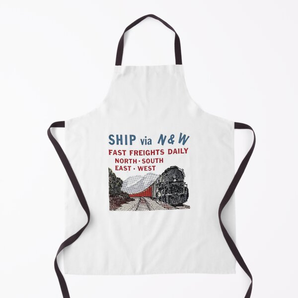 Item preview, Vintage Norfolk and Western Railway - Ship Via The Norfolk Western designed and sold by QuayTradingCo.