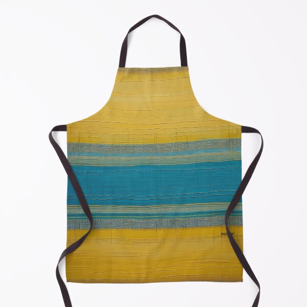 Item preview, Bold Horizontal Stripe on Aureolin Tea-Stained Canvas - dePace' designed and sold by mrpropcake.