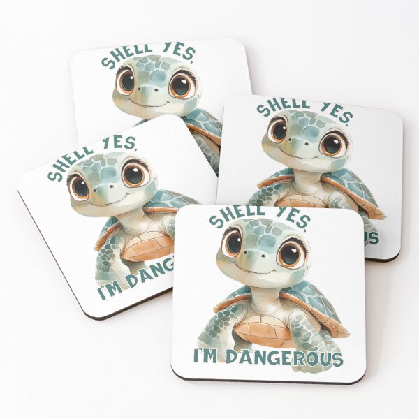 Item preview, Shell Yes, I'm Dangerous Turtle designed and sold by Lori Winslow Designs.