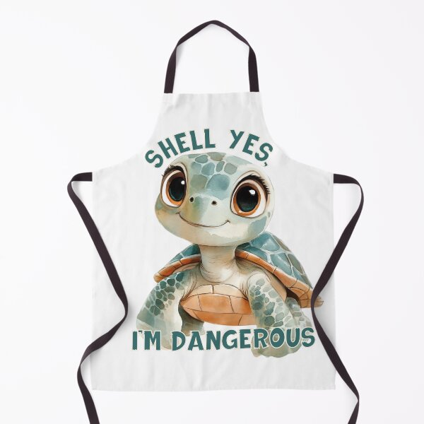 Item preview, Shell Yes, I'm Dangerous Turtle designed and sold by Lori Winslow Designs.
