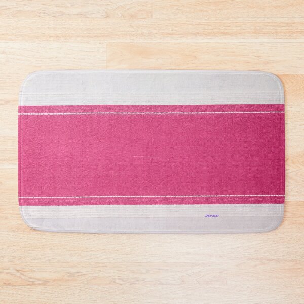 Item preview, Pink Stripe on Vintage Tea-Stained Canvas Wall Art - dePace' designed and sold by mrpropcake.