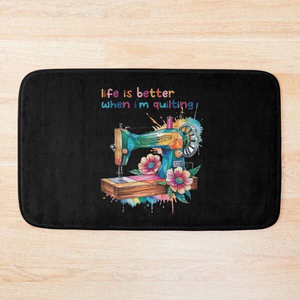 Item preview, Quilting Is My Therapy, Funny Sewing designed and sold by EwaVerse.
