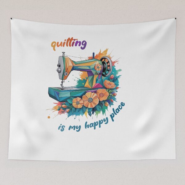 Item preview, Quilting Is My Therapy, Funny Sewing designed and sold by EwaVerse.