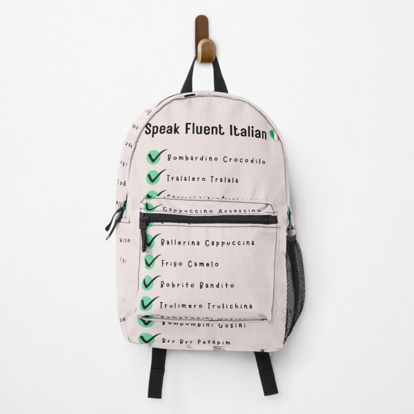 Item preview, i speak fluent italian brainrot  designed and sold by digilabs.