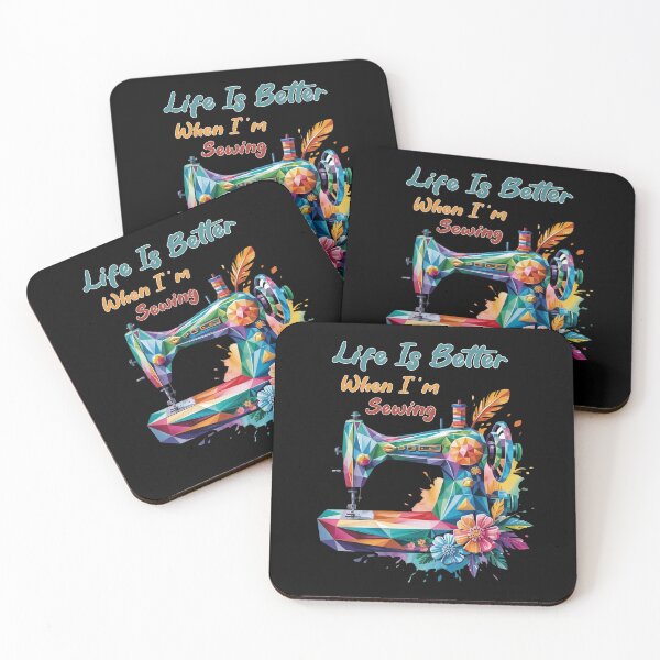 Item preview, Quilting Is My Therapy, Funny Sewing designed and sold by EwaVerse.