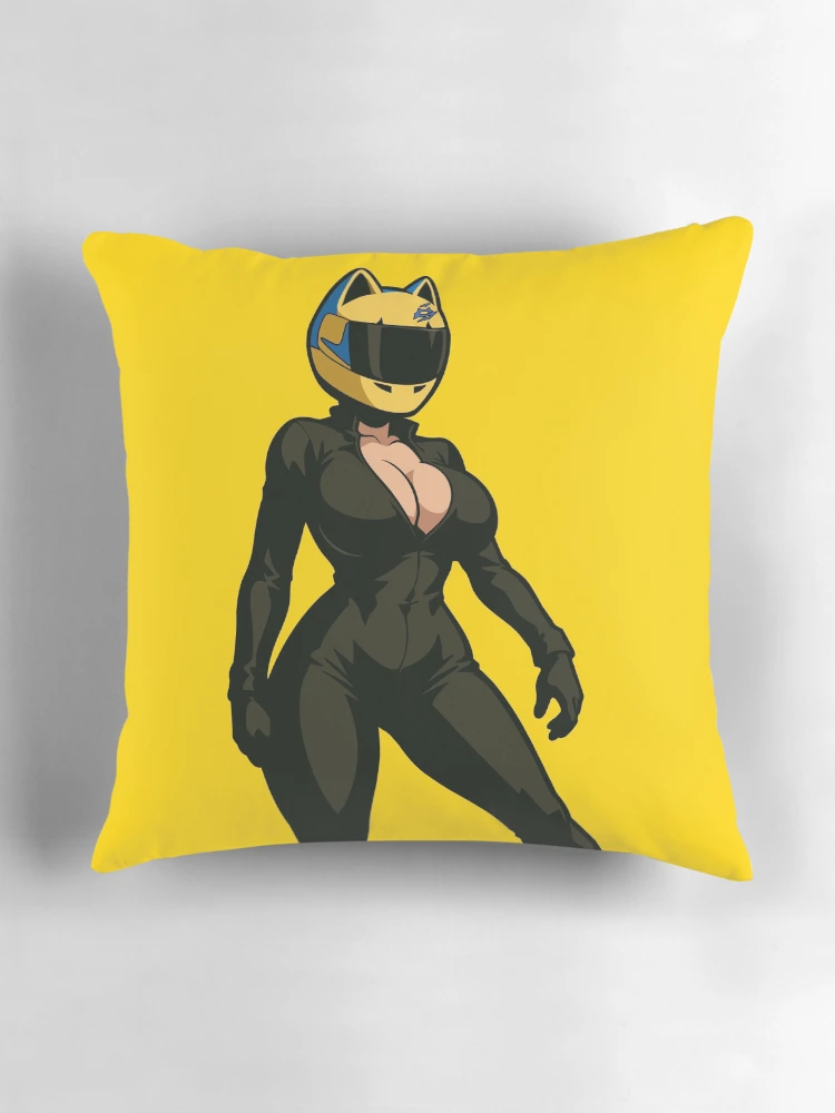 Thumbnail 3 of 4, Pillow, The Headless Rider designed and sold by Sakuga Drip.