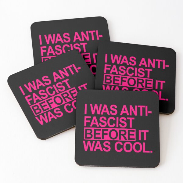 Item preview, I was Anti-Fascist before it was cool - hot pink designed and sold by Thelittlelord.
