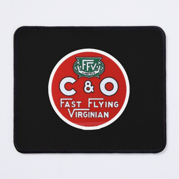 Item preview, Vintage Chesapeake and Ohio Railroad - Fast Flying Virginian designed and sold by QuayTradingCo.