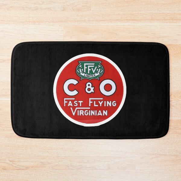 Item preview, Vintage Chesapeake and Ohio Railroad - Fast Flying Virginian designed and sold by QuayTradingCo.