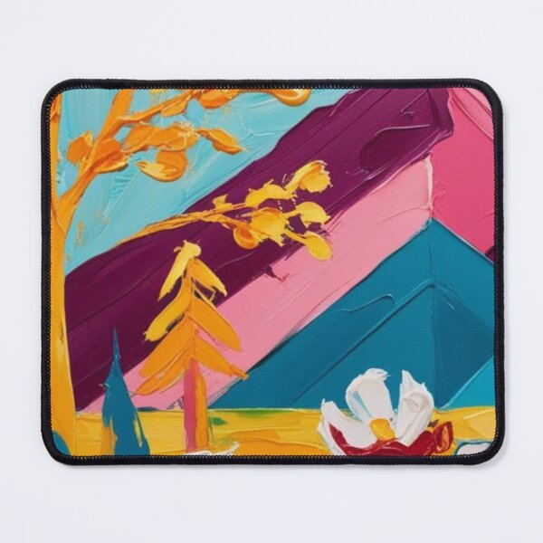 Item preview, Majestic Abstract Peaks – A Timeless Fresco designed and sold by Forest Aura Vibes.