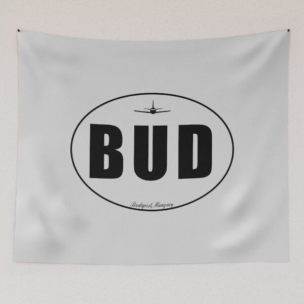 Item preview, BUD Budapest Hungary Airport Code designed and sold by Lartheviking.