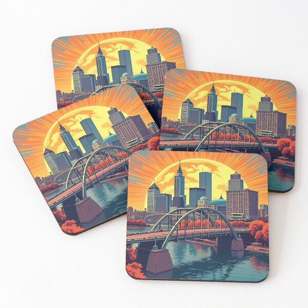 Item preview, Retro Minneapolis Cityscape | Vintage Pop Art Poster | Colorful Minneapolis Skyline | Urban Wall Art Decor | Travel-Inspired City Design designed and sold by PaintedPixels01.