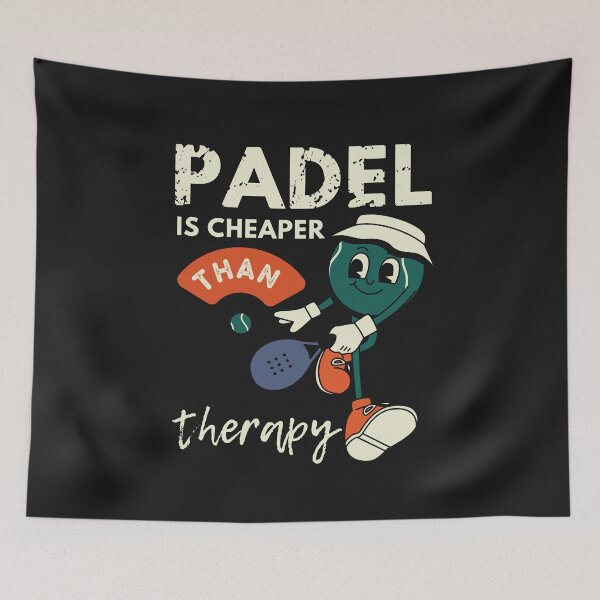 Item preview, Padel Is Cheaper Than Therapy  designed and sold by Anniko Art Studio.