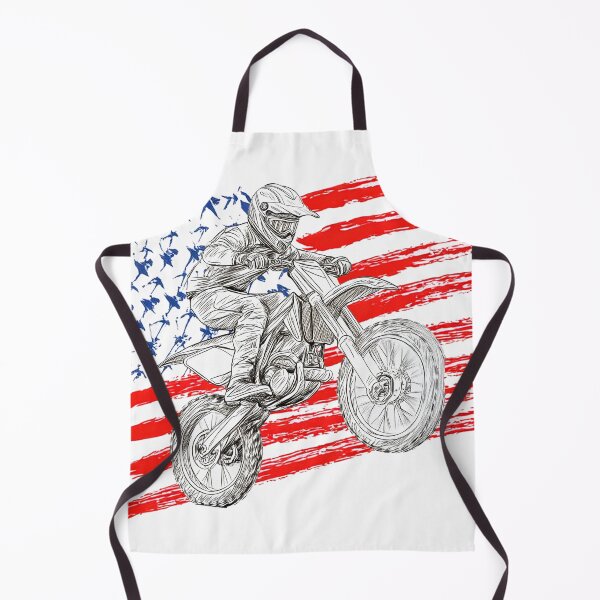 Item preview, Dirt Bike USA Patriotic United States Supercross designed and sold by WheeledLyfe.