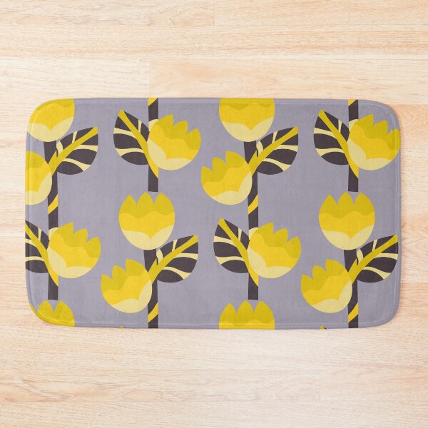 Item preview, Yellow tulip with black stem designed and sold by n-like-design.
