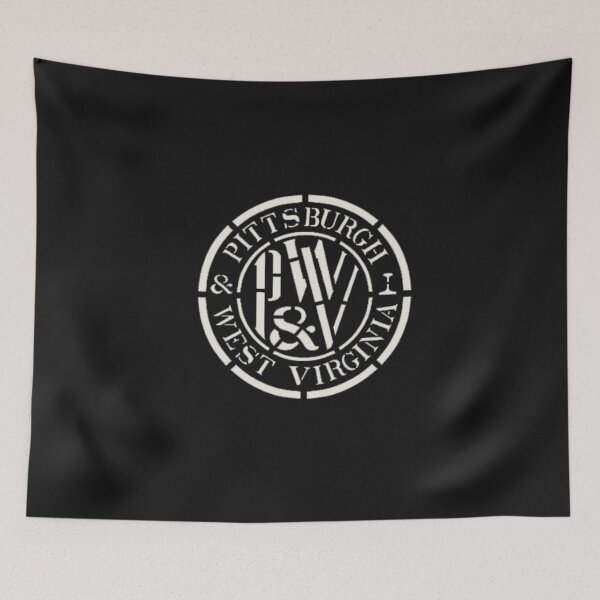 Item preview, Vintage Pittsburgh and West Virginia Railroad designed and sold by QuayTradingCo.