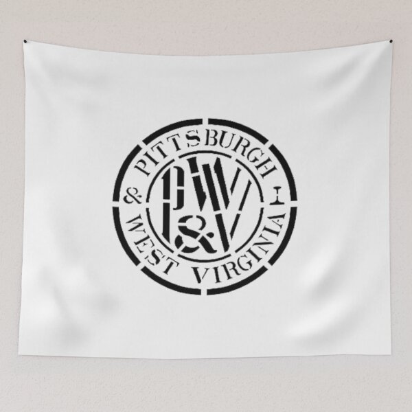 Item preview, Vintage Pittsburgh and West Virginia Railroad designed and sold by QuayTradingCo.
