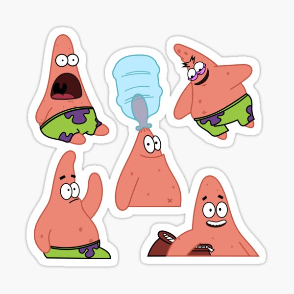 Item preview, Pack 2 Patrick star, Spongebob designed and sold by DibujandoPorfa.