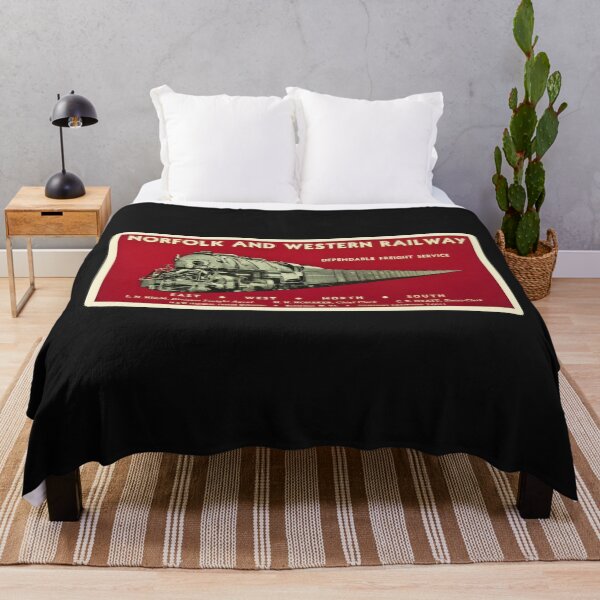 Item preview, Vintage Norfolk and Western Railway designed and sold by QuayTradingCo.