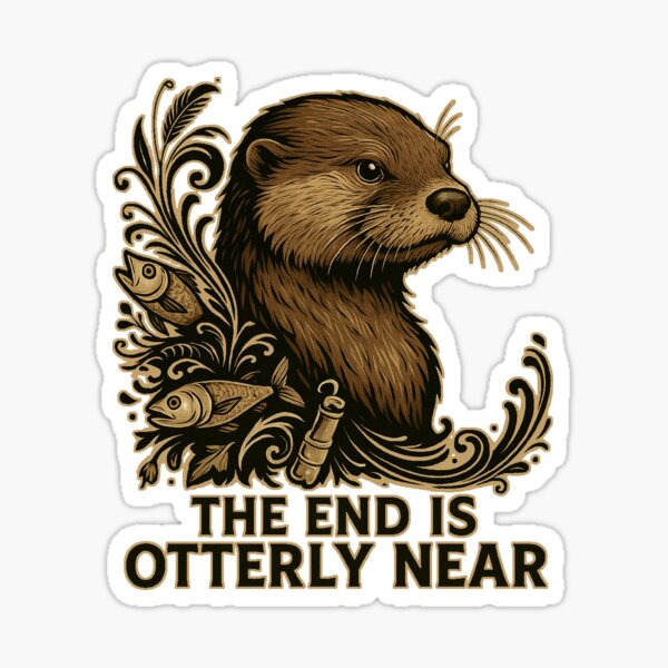 Artikel-Vorschau von Das Ende ist otterly hier, designt und verkauft von Starr_Designs.