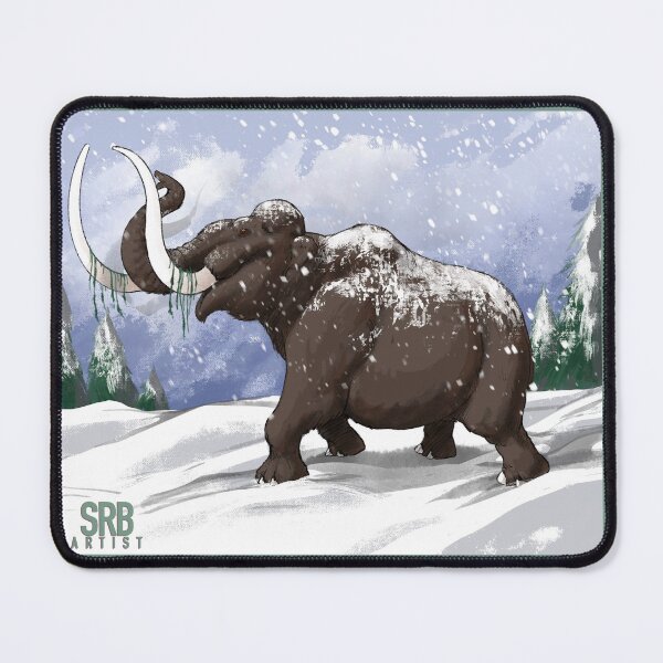 Item preview, Woolly Mammoth in the Snow — SRBartist Style designed and sold by SRBartist.