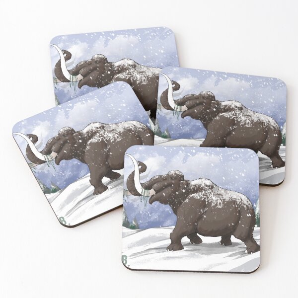 Item preview, Woolly Mammoth in the Snow — SRBartist Style designed and sold by SRBartist.