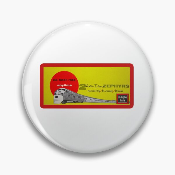 Artikelvorschau, Vintage Burlington Railroad Zephyrs - Vista Dome Zephyrs entworfen und verkauft von QuayTradingCo.