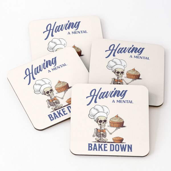 Item preview,   Funny Skeleton Baker Having A Mental Bake Down Baking Lover designed and sold by ZACK ART.