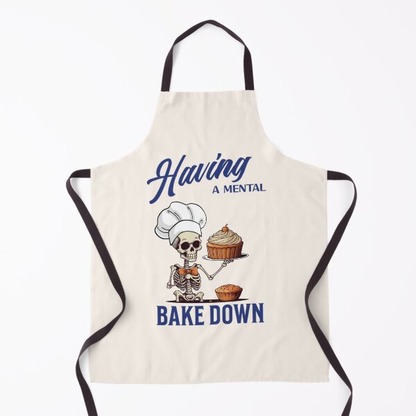 Item preview,   Funny Skeleton Baker Having A Mental Bake Down Baking Lover designed and sold by ZACK ART.