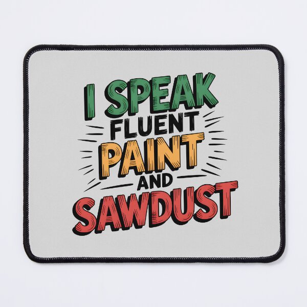 Item preview, I Speak Fluent Paint And Sawdust designed and sold by Jollys-ArtShop.
