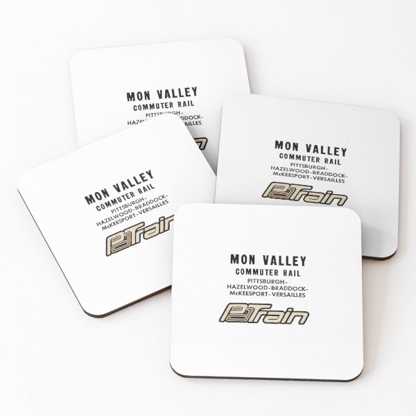 Item preview, Vintage PAT Train - Pittsburgh - Mon Valley Commuter Rail  designed and sold by QuayTradingCo.