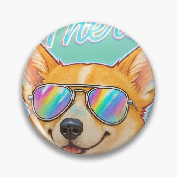 Item preview, Hang in There Sunglasses Corgi designed and sold by Sticking  With Us.