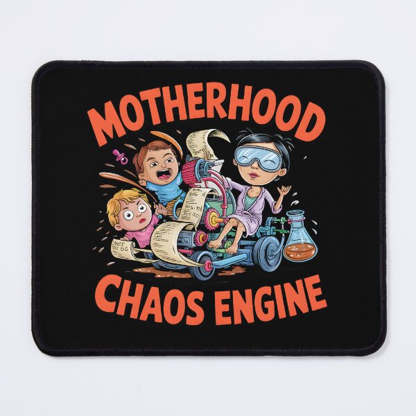 Item preview, Motherhood Chaos Engine – Funny Mother's Day designed and sold by Fragy72.