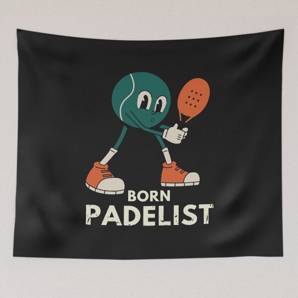 Item preview, Born Padelist Funny Padel Player designed and sold by Anniko Art Studio.