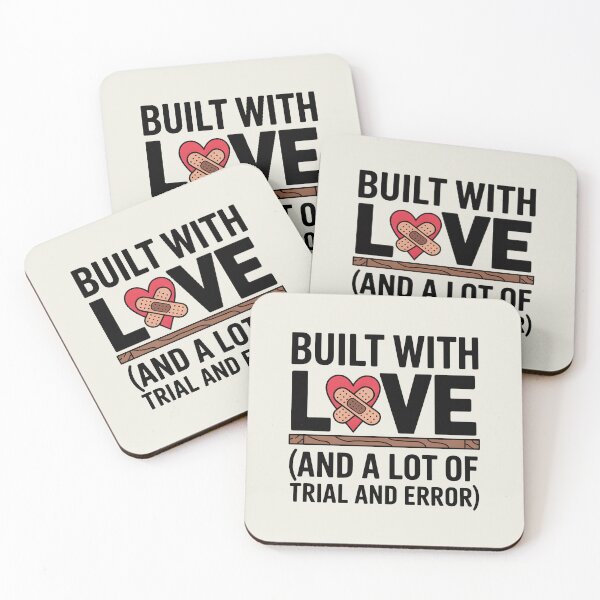 Item preview, Built With Love (And A Lot Of Trial And Error) designed and sold by Jollys-ArtShop.