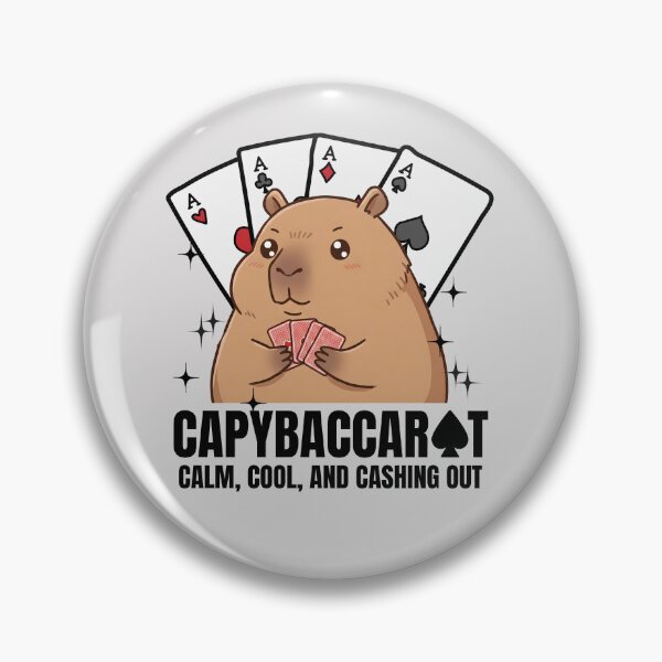 Item preview, Capybaccarat - Calm, Cool, And Cashing Out designed and sold by The magic  Yellow bus.