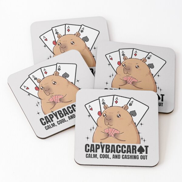 Item preview, Capybaccarat - Calm, Cool, And Cashing Out designed and sold by The magic  Yellow bus.