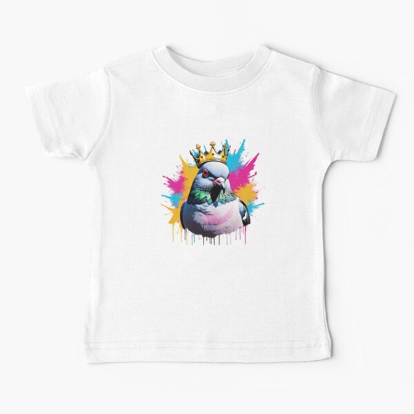 Item preview, Watercolor Pigeon Wearing A Crown designed and sold by ChaosReigns91.