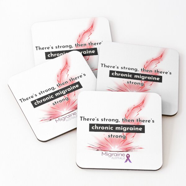 Item preview, Chronic Migraine Strong designed and sold by Migraine Australia.