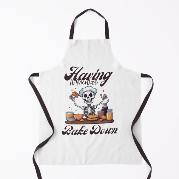 Item preview,  Funny Skeleton Baker Having A Mental Bake Down Baking Lover designed and sold by ZACK ART.