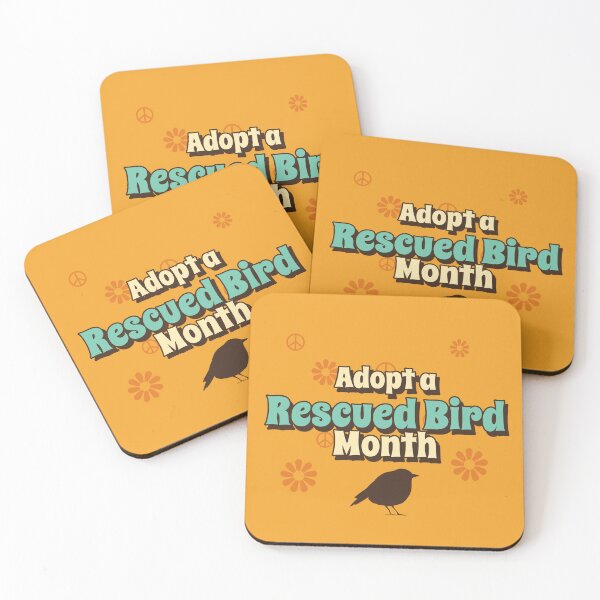 Item preview, adopt a rescued bird month designed and sold by RepYourLook.