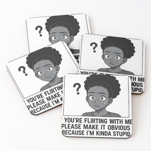Item preview, Confused Anime Girl Afro Puff | Funny Flirting Manga Style T-Shirt designed and sold by HoneyNutCrisis.