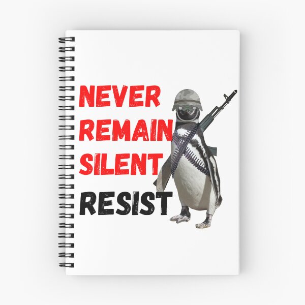 Item preview, Geared Up Resist Penguin designed and sold by Linklandiya.
