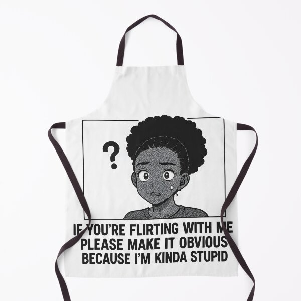 Item preview, Confused Anime Girl Afro Puff | Funny Flirting Manga Style T-Shirt designed and sold by HoneyNutCrisis.
