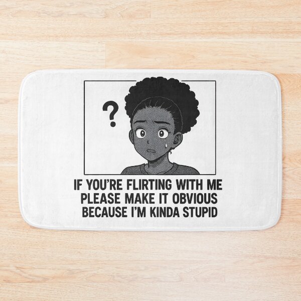 Item preview, Confused Anime Girl Afro Puff | Funny Flirting Manga Style T-Shirt designed and sold by HoneyNutCrisis.