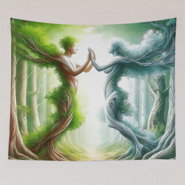 Item preview, When the Winter Season and the Spring Season Meet designed and sold by CarolM.
