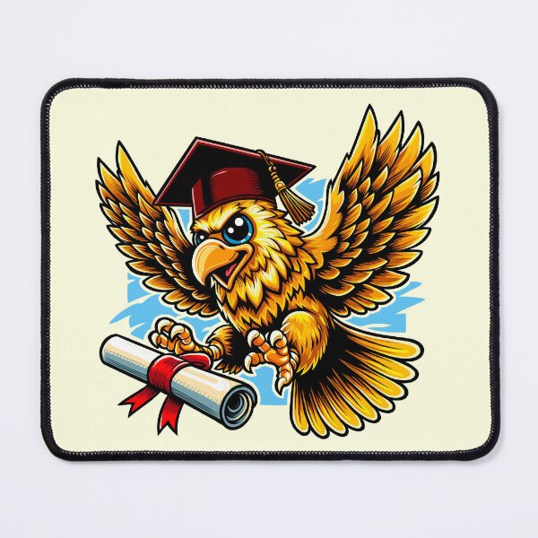 Item preview, Graduation Golden Eagle Soaring designed and sold by Ghost on Toast.
