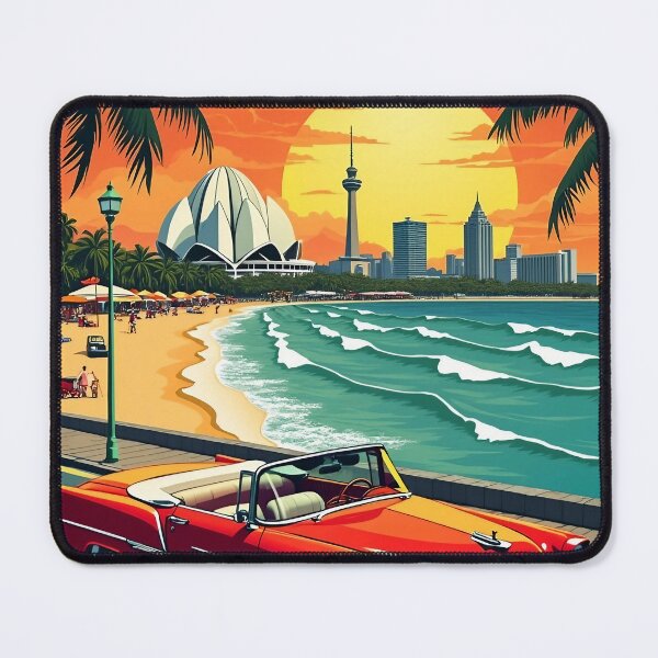 Item preview, Vibrant Retro Pop Art of Colombo | Colombo Skyline Poster | Sri Lanka City Art | Colorful Colombo Print | Retro Travel Poster designed and sold by PaintedPixels01.