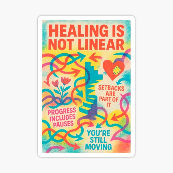Item preview, Healing Is Not Linear designed and sold by Blunk.o.