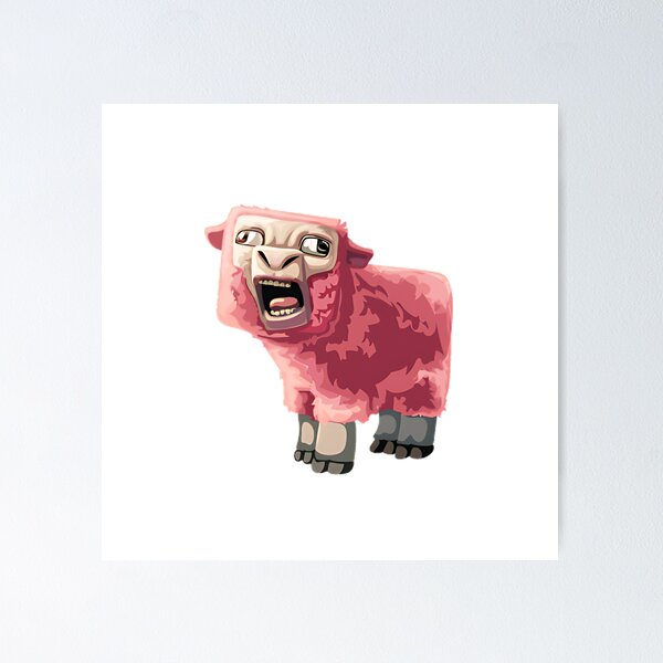 Item preview, MINECRAFT MOVIE SHEEP designed and sold by Ronage.